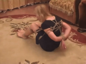 ginaraemichaels.com - Foxy barefoot and tape gagged thumbnail